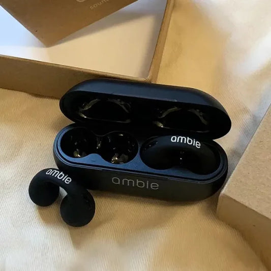 Arch Ambie Ear Cuffs | BoneConduction Earbuds Ear Cuffs | Best Quality Earbuds Black/white (with Box)